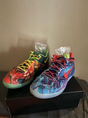 Kobe VIII (GS) 'What The Kobe 2025' Electro Orange/Volt FN0266-800 Size 7Y